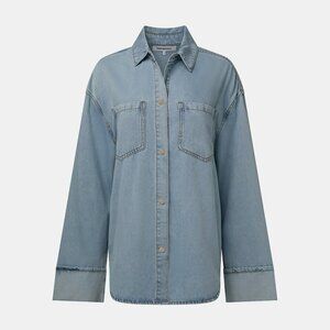 WeWoreWhat Denim Cuffed Shirt
